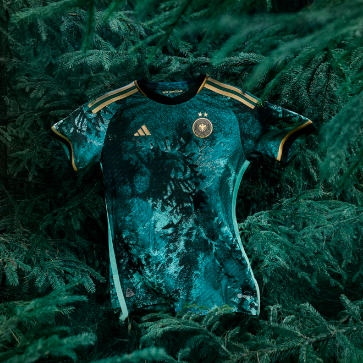 Germany Women's National Team 2023 World Cup Away Jersey - Hand Painted Forest Pattern