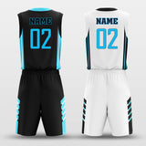 blue ice basketball jersey kit