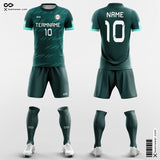 Green Graphic - Custom Soccer Jerseys Kit Sublimated Design