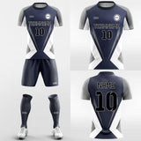     gray custom soccer jersey kit