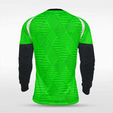 green long sleeve soccer jersey