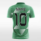 green sublimated soccer jersey