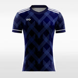 navy blue check jersey for women