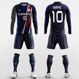 Ribbon - Men Custom Soccer Uniforms Long Sleeve