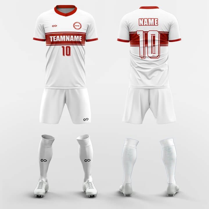 neat custom soccer jerseys kit sublimated design