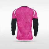 pink long sleeve soccer jersey