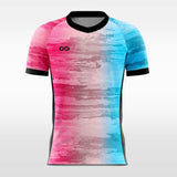 pink sublimated soccer jersey