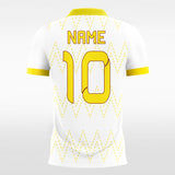 yellow short sleeve soccer jersey