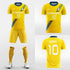 yellow soccer jersey