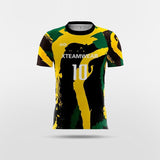 Yellow and Black soccer jersey
