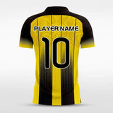 Yellow&Black Custom Soccer Uniform