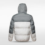 White and Grey Winter Jacket