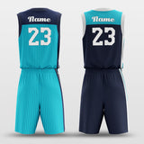 Wings Youth Basketball Set Black and Blue
