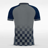 Blue Plaid Custom Soccer Jersey