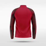 Red Urban Forest Full-Zip Jacket Custom 