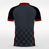 Black Plaid Sublimated Soccer Jersey