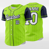 Nature - Customized Men's Sublimated Button Down Baseball Jersey