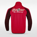 Red Embrace Wind Full-Zip Jacket for Team