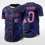 Laser - Customized Men's Sublimated Button Down Baseball Jersey