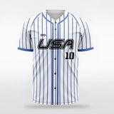 Breeze - Customized Men's Sublimated Button Down Baseball Jersey