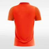 Orange Fluorescent Sublimated Soccer Jersey