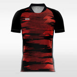 Men Soccer Jersey sublimation printing Red