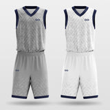 reversible basketball jersey grey and white