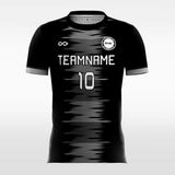 Cool Black Moire Pattern - Custom Kids Soccer Jerseys Design