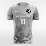 Cool Camouflage - Women Custom Soccer Jerseys Design Grey