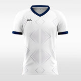 Geometric Figure - Custom Kids Soccer Jerseys White Design