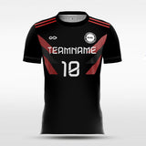 Retro Style - Women Custom Soccer Jerseys Design Black