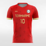 Retro Red Graphic - Women Custom Soccer Jerseys Design Online