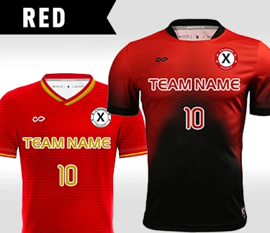 XTeamwear Red Team Uniform Bespoke