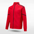 Red Custom Falcon Men Jacket