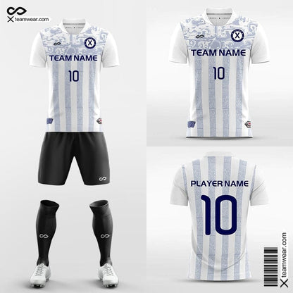 Striped Panel Soccer Kits Design