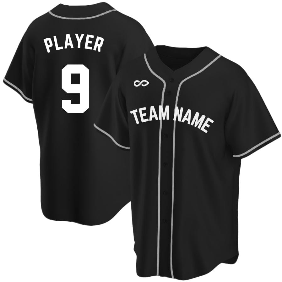 Black Sublimated Baseball Jersey