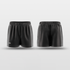 Grey Plaid Training Shorts Design