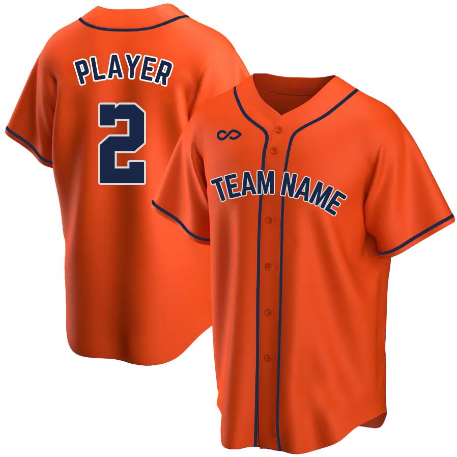 Orange Baseball Jersey