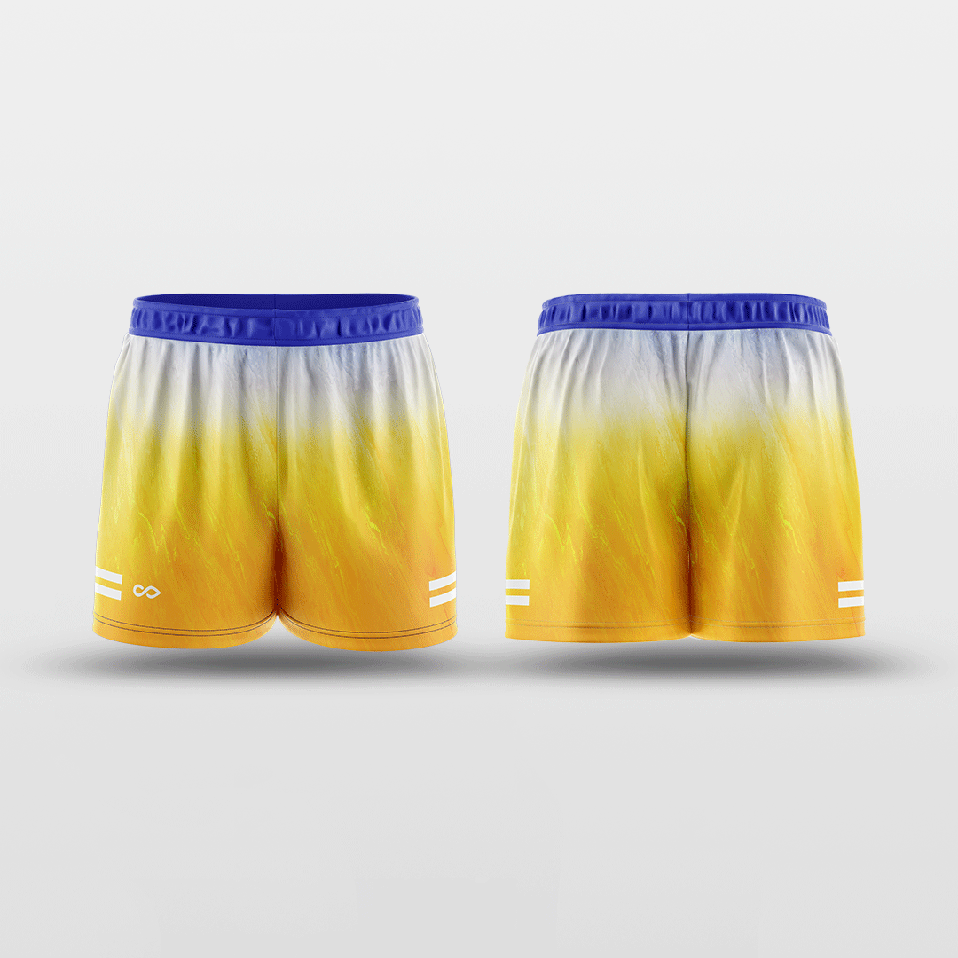 Warriors Reversible Training Shorts Design