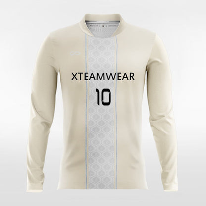 Custom Cream Soccer Jersey Design