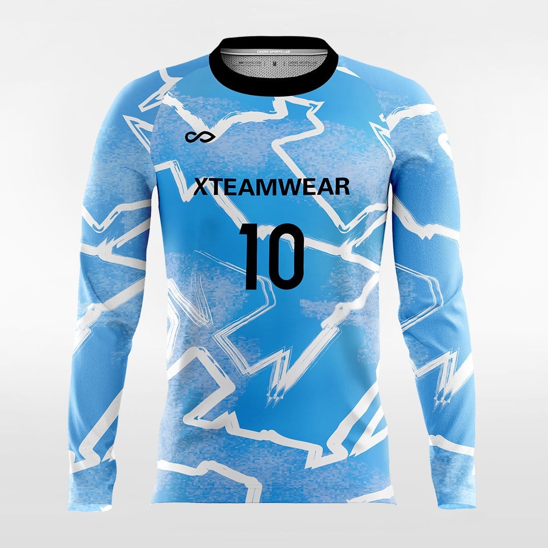 Pop Camouflage 4 - Customized Men's Sublimated Long Sleeve Soccer Jersey