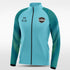 Mint Embrace Aurora Customized Full-Zip Jacket Design