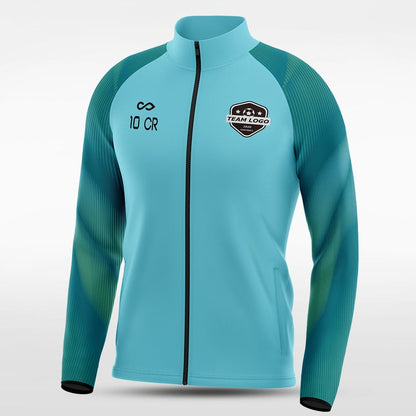 Mint Embrace Aurora Customized Full-Zip Jacket Design