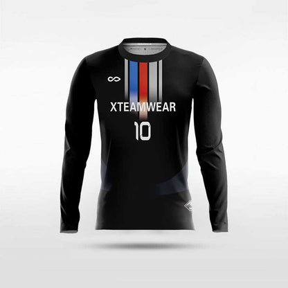 Navy Blue Men's Sublimated Soccer Jerseys