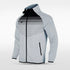 Gray Historic Greek Full-Zip Jacket for Team