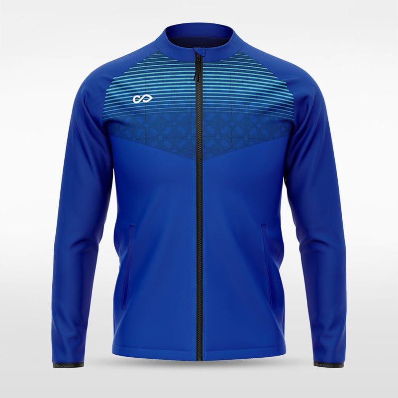 Blue Historic Greek Full-Zip Jacket for Team