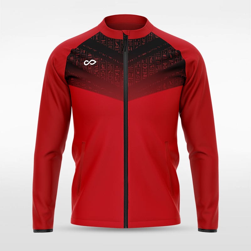 Red Historic Egypt Sublimated Full-Zip Jacket