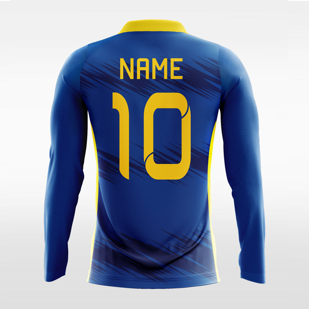 Warm Light - Customized Men's Sublimated Long Sleeve Soccer Jersey