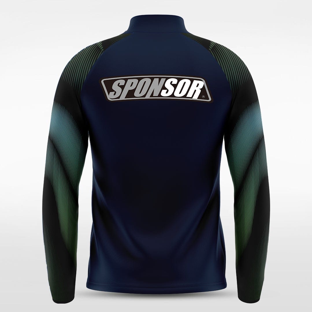 Navy Embrace Aurora Full-Zip Jacket Design