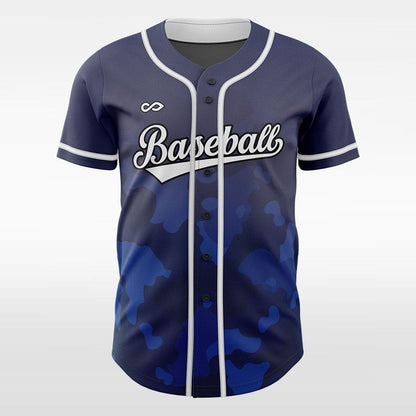 Camouflage 2 Sublimated Team Jersey Blue